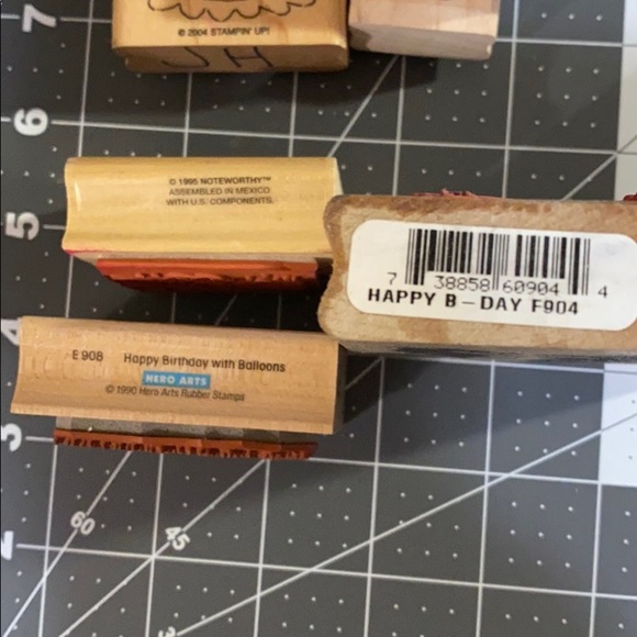 Celebrate Rubber Stamp Bundle (9-pc)​ - Picture 7 of 8